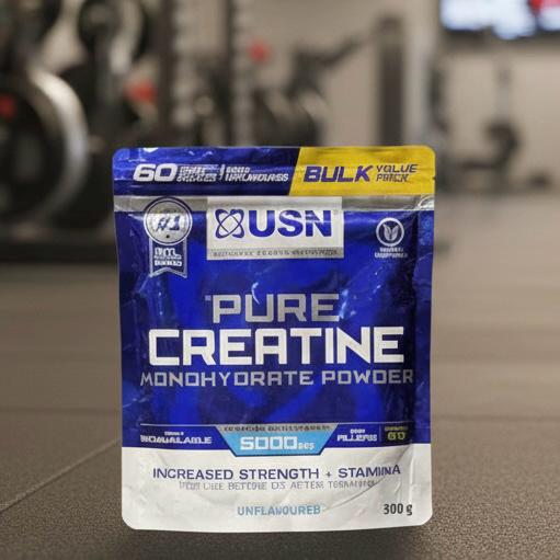 کراتین مونوهیدرات ۳۰۰ گرمی یو اس آن USN (کیسه)