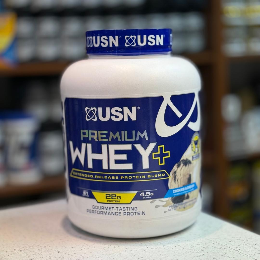 پروتئین وی پریمیوم پلاس USN طعم وانیلی وزن ۲ کیلوگرم